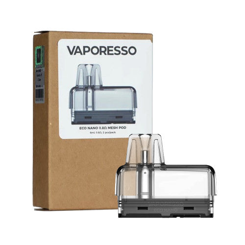 Vaporesso ECO Nano XXL Pods 6 mL – 0.8Ω Mesh (2‑Pack)