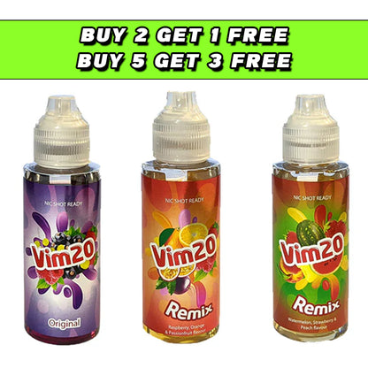 Vim20 By Signature Vapours 100ml E-liquid 0mg (50VG/50PG)