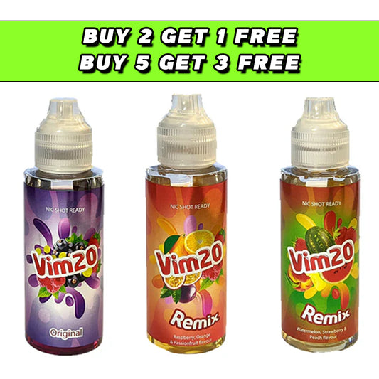 Vim20 By Signature Vapours 100ml E-liquid 0mg (50VG/50PG)