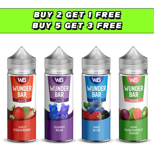 Wunderbar Juice 100ml Shortfill 0mg (50VG/50PG)