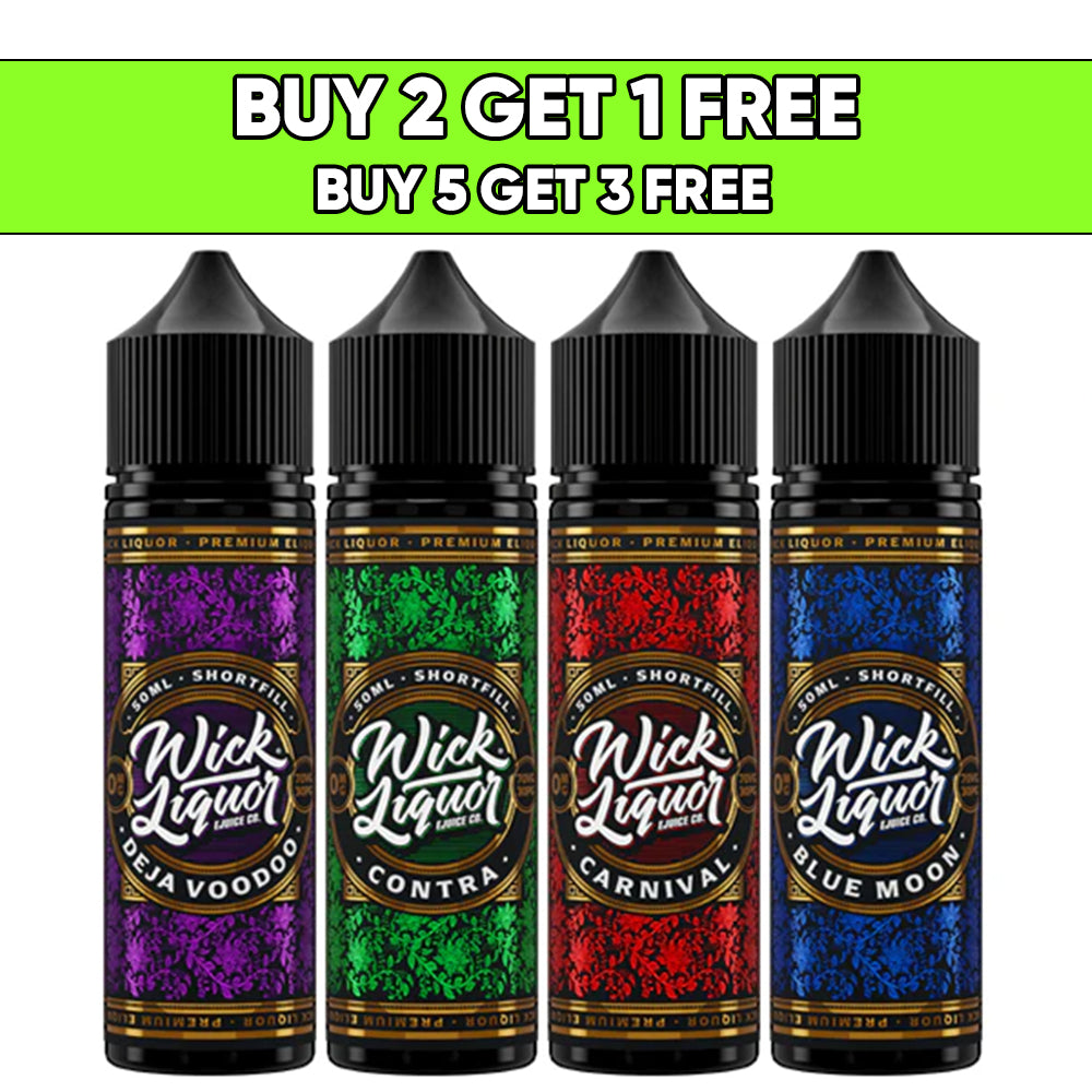 Wick Liquor 50ml Shortfill 0mg (70VG/30PG)