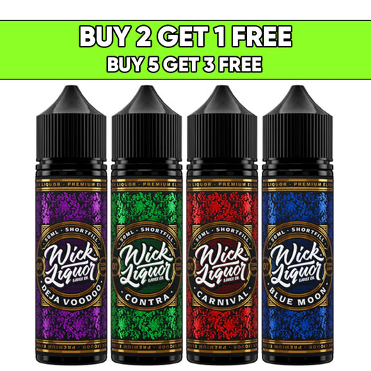 Wick Liquor 50ml Shortfill 0mg (70VG/30PG)
