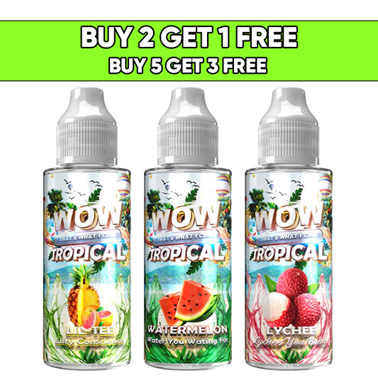 Wow That's What I Call Tropical 100ml Shortfill 0mg (70VG/30PG)