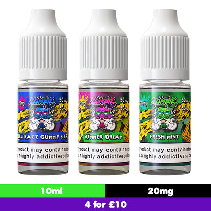 Zombie Vapes 10ml 20mg Nic Salts (50VG/50PG)