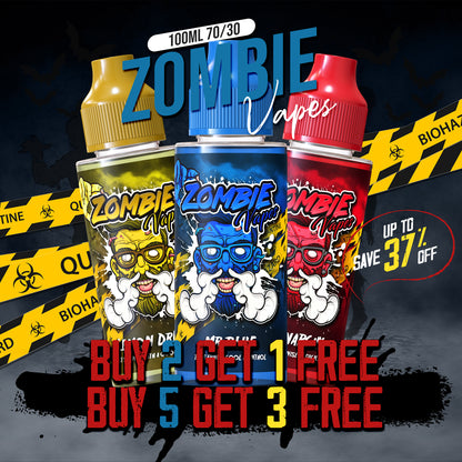 Zombie Vapes 100ml Shortfill E-Liquid (70/30 VG/PG)
