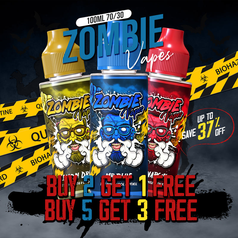 Zombie Vapes 100ml Shortfill E-Liquid (70/30 VG/PG)