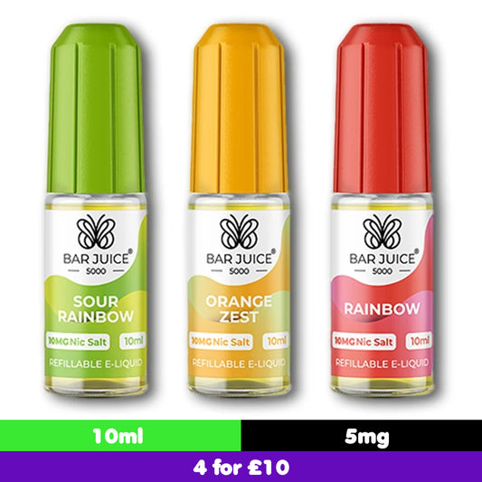 Bar Juice 5000 5mg Nic Salts 10ml (40VG/60PG)
