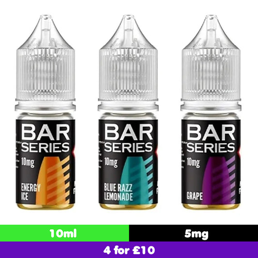 Bar Series 10ml 5mg Nic Salts (50VG/50PG)