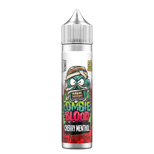 Cherry Menthol 50ml 50/50 E Liquid - Zombie Vapes