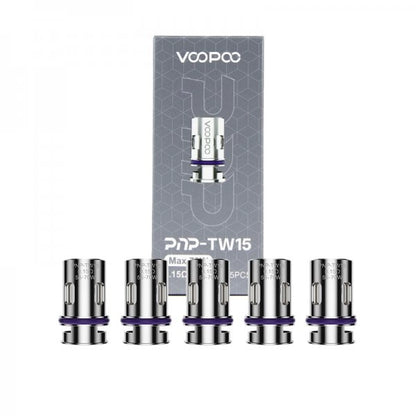 Voopoo PnP‑TW15 Mesh Coil 0.15Ω – 55–70W DTL (5‑Pack)
