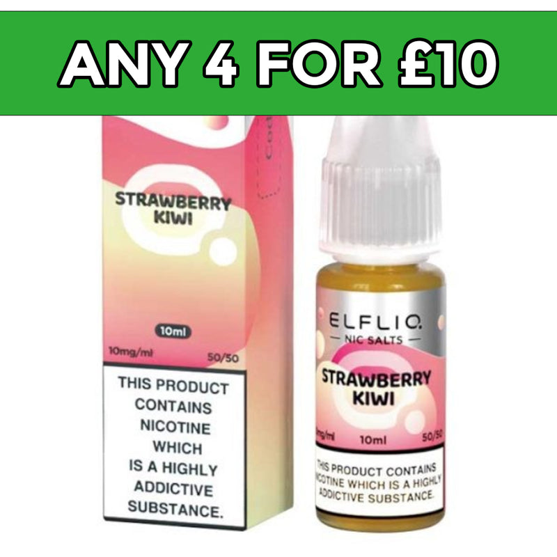 Elfliq Strawberry Kiwi Nic Salt E-Liquid