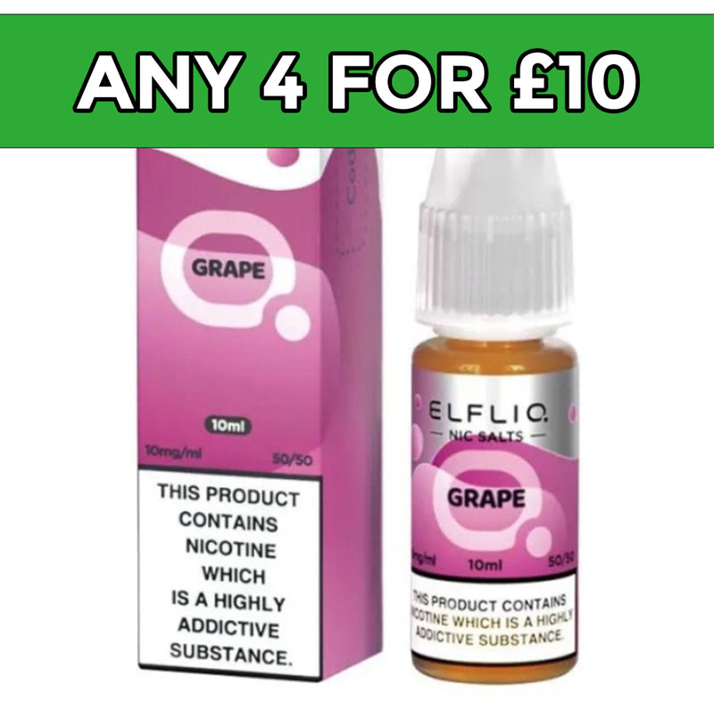 Elfliq Grape Nic Salt E-Liquid