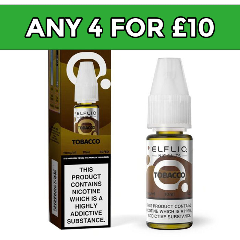 Elfliq Tobacco Nic Salt E-Liquid