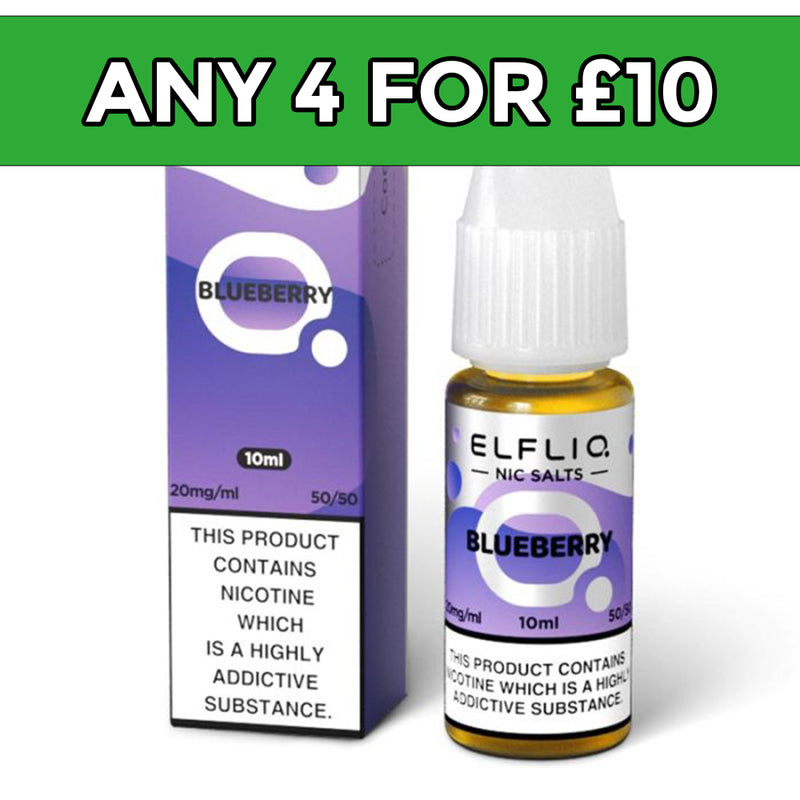 Elfliq Blueberry Nic Salt E-Liquid