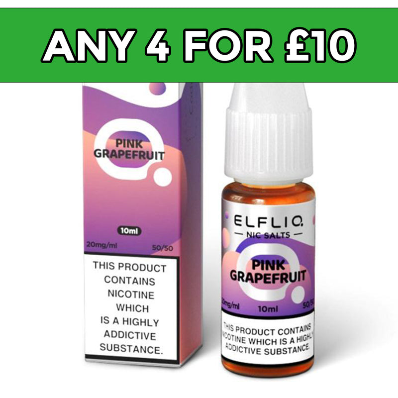 Elfliq Pink Grapefruit Nic Salt E-Liquid