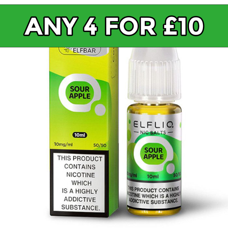 Elfliq Sour Apple Nic Salt E-Liquid