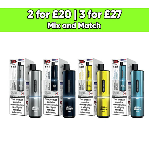 I VG Air 4 in 1 Rechargeable Pod Vape Kit 2400 Puffs