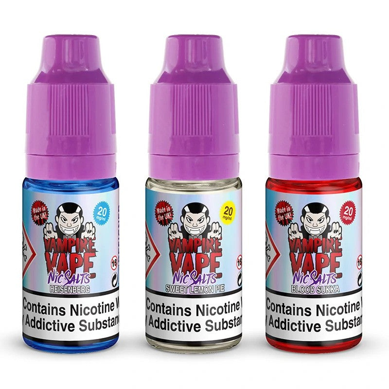 Vampire Vape 20mg Nic Salts 10ml (50VG/50PG)