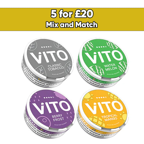 VITO 14mg Nicotine Pouches - 20 Pouches