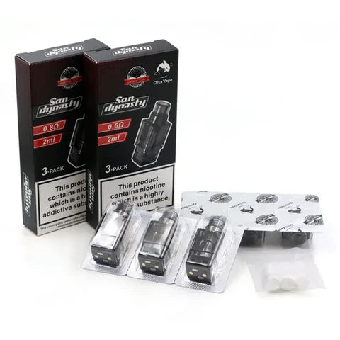 Gerobak & Orca Vape San Dynasty Nano Replacement Pods