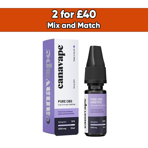 Canavape 1200mg 12% CBG Shot 10ml
