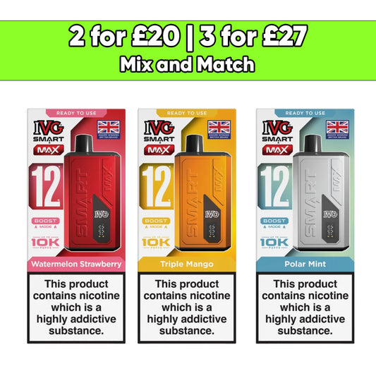20mg IVG Smart Max Pod Vape Kit 10000 Puffs