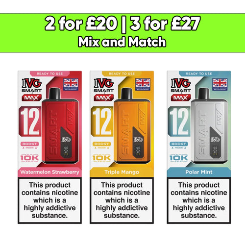 20mg IVG Smart Max Pod Vape Kit 10000 Puffs