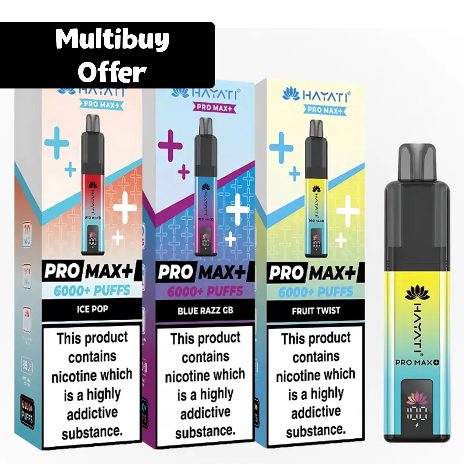 Hayati Pro Max Plus 6K 20mg Prefilled Pod Kit