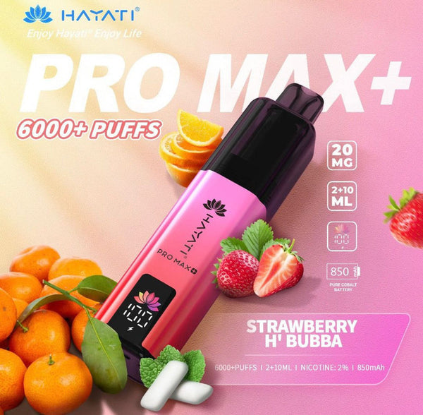 Hayati Pro Max Plus 6K 20mg Prefilled Pod Kit