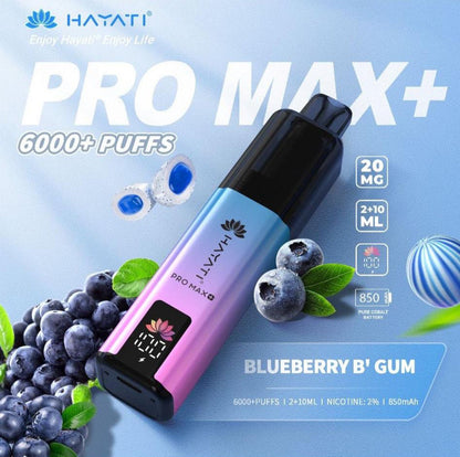 Hayati Pro Max Plus 6K 20mg Prefilled Pod Kit