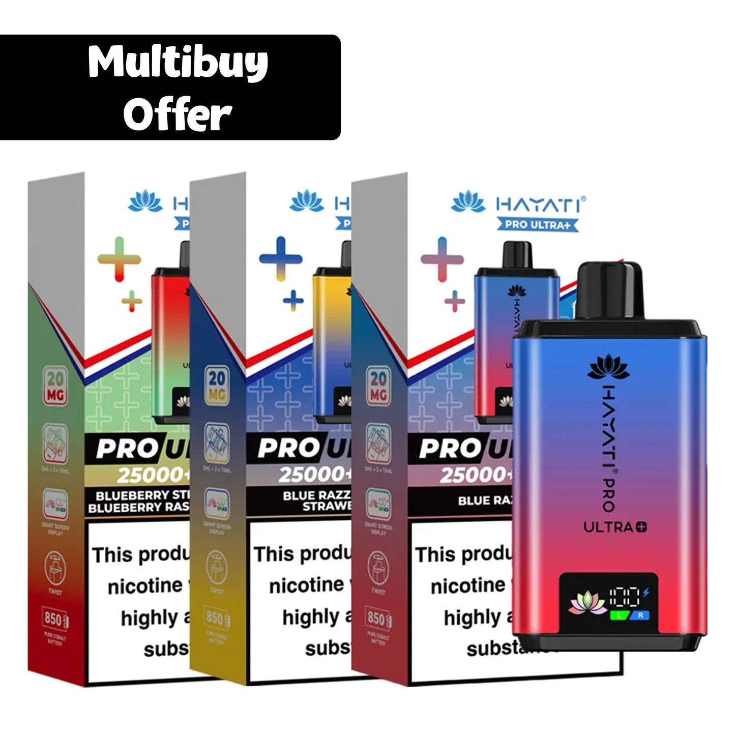 Hayati Pro Ultra + 25000 Prefilled Pod Kit