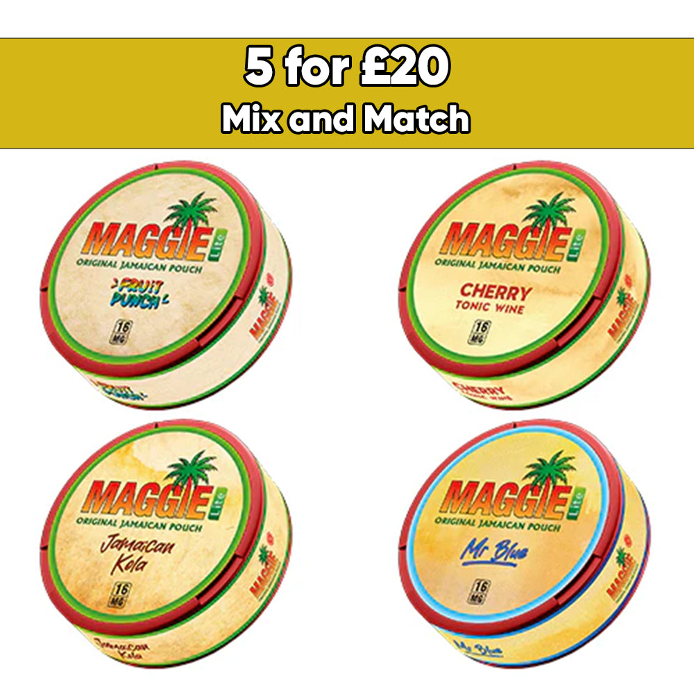 Maggie Lite 16mg Nicotine Pouches - snus Pouches