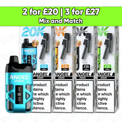 20mg Angel 20k by Vapes Bars Holiday Edition Prefilled Pod Vape Kit