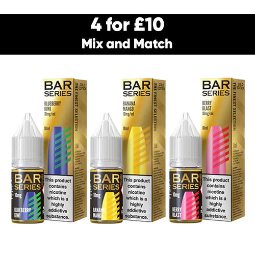 Bar Series Gold Edition Nic Salt 10ml (50VG/50PG)