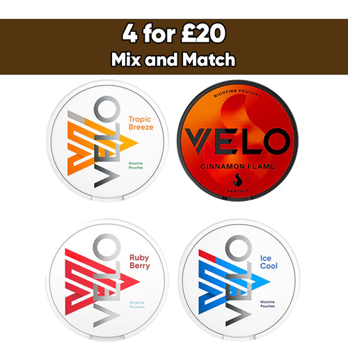 Velo Slim Mild Strength 10mg Nicotine Pouches - 20 Pouches