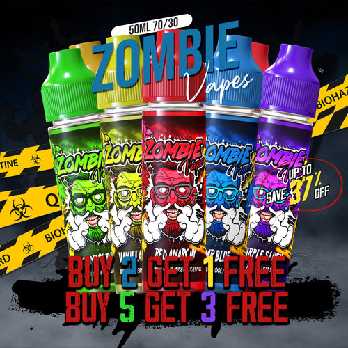 Zombie Vapes 50ml Shortfill E-Liquid (70/30 VG/PG)