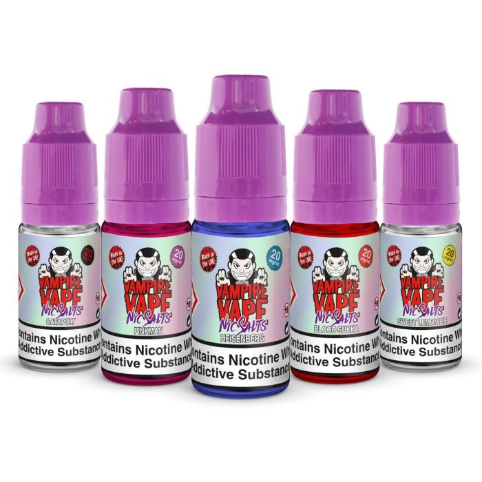 Vampire Vape 10ml Nic Salts 10mg - 20mg (50VG/50PG)