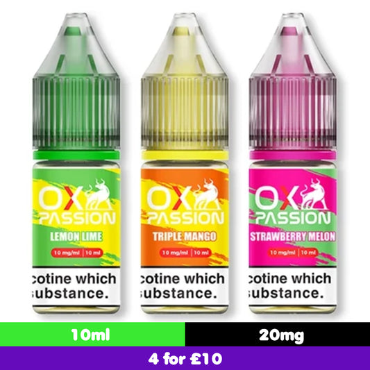 OXVA OX Passion 10ml 20mg Nic Salts (50VG/50PG)