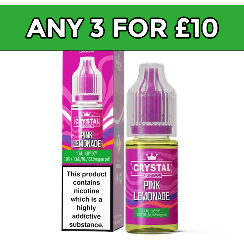 SKE Crystal Pink Lemonade Nic Salt E-Liquid