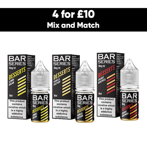 Bar Series Desserts 10ml Nic Salts (50VG/50PG)