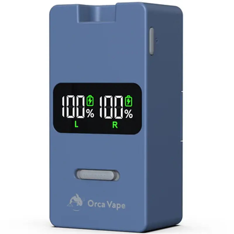 Portable 14500 dual charger with display by Gerobak x Orca Vape