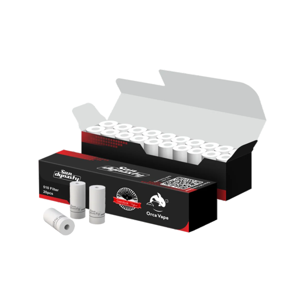 Orca Vape San Dynasty filter Tips