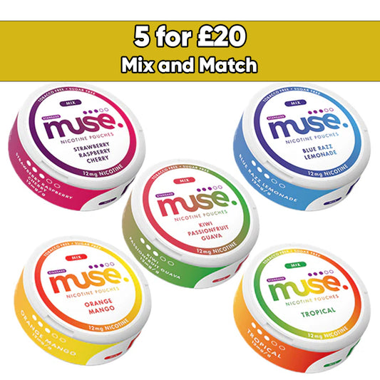Muse 12mg Nicotine Pouches (UK Made) - Snus Pouches
