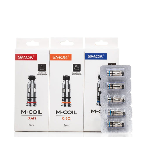 SMOK M Coils Five Pack (0.4Ohm/0.6Ohm/0.8Ohm)