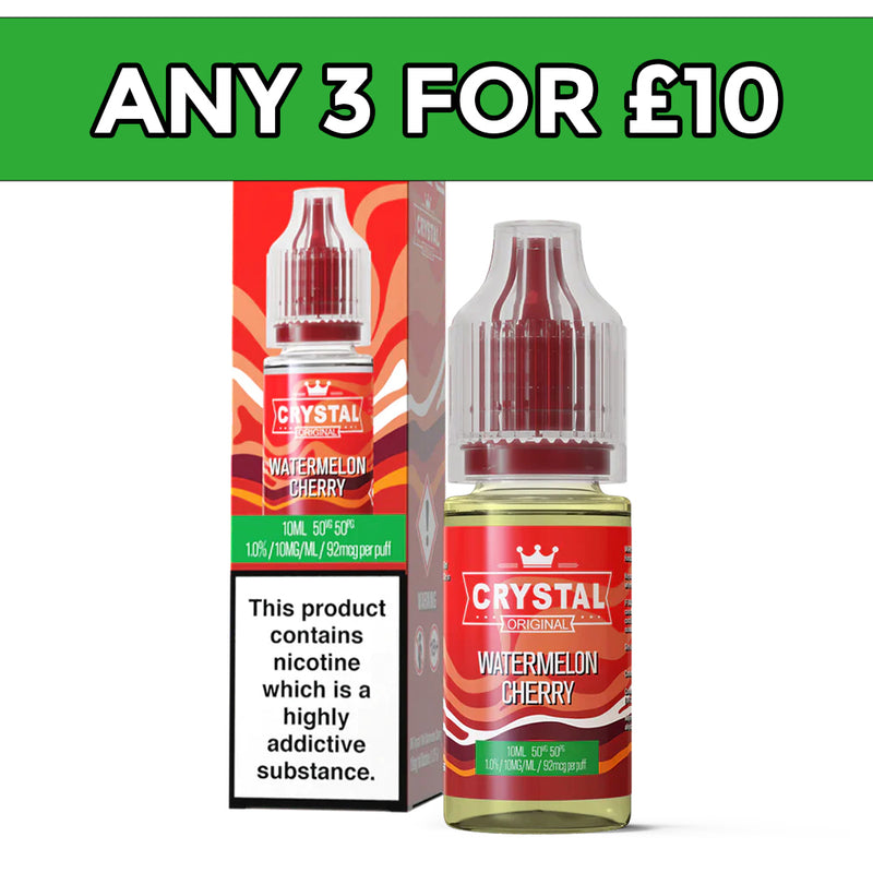 SKE Crystal Watermelon Cherry Nic Salt E-Liquid