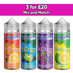 Kingston Fantango 120ml Shortfill 0mg (70VG/30PG)