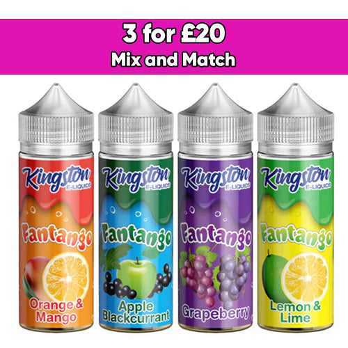 Kingston Fantango 120ml Shortfill 0mg (70VG/30PG)