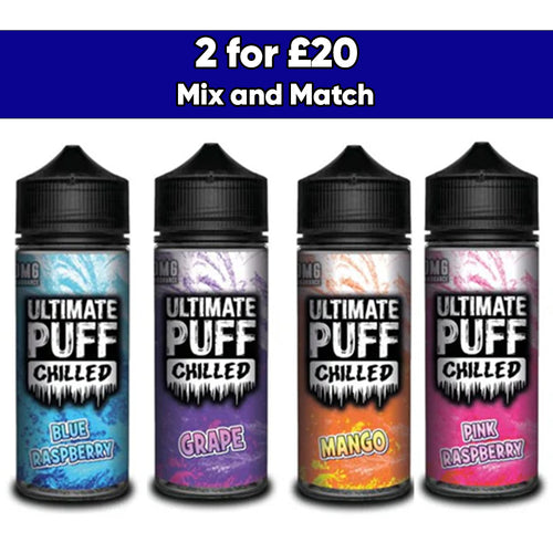 Ultimate Puff Chilled 0mg 100ml Shortfill (70VG/30PG)