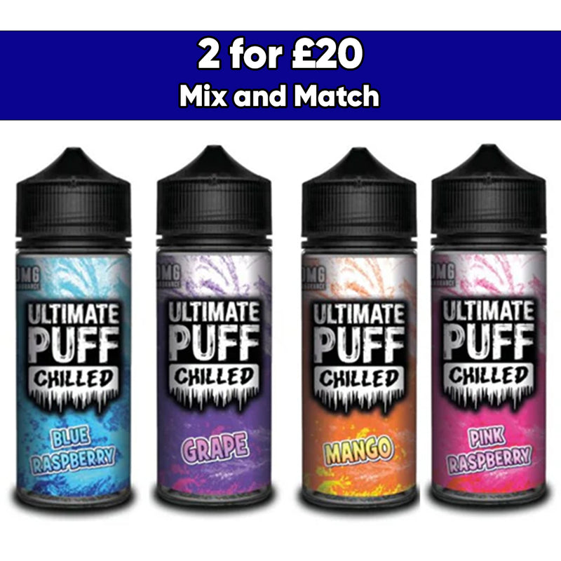 Ultimate Puff Chilled 0mg 100ml Shortfill (70VG/30PG)