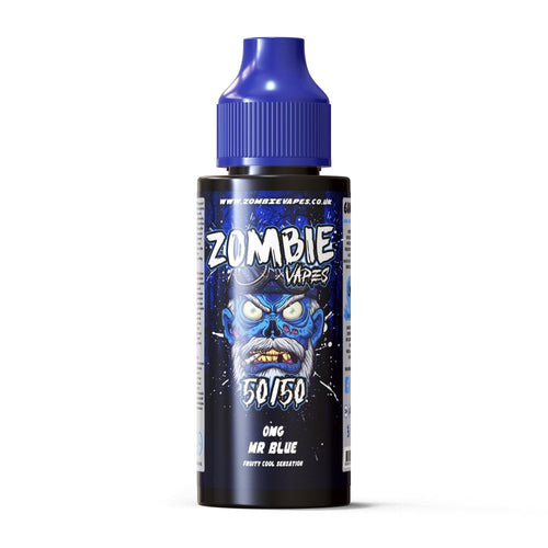 Mr Blue 100ml 50/50 E Liquid - Zombie Vapes